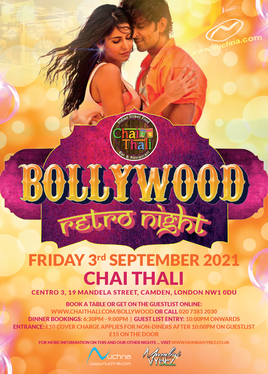 Retro Bollywood Nights | Chai Thali Restaurant and Bar